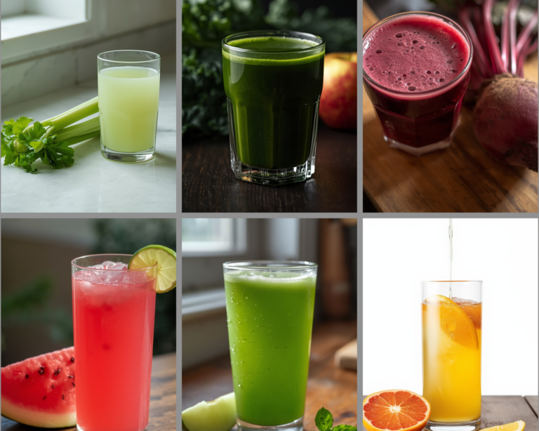 8 Homemade Power Drinks & Juices to Boost Your Energy (Made in a Juicer)